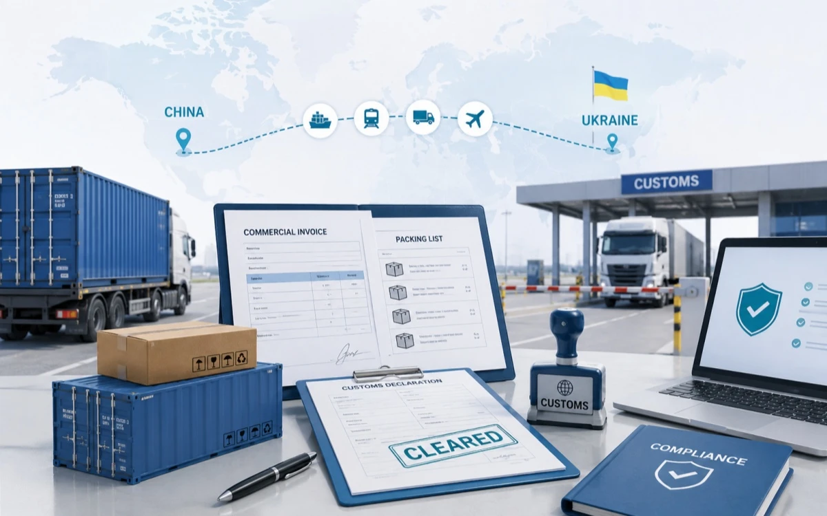 Shipping from China to Ukraine Shipping from China to Ukraine